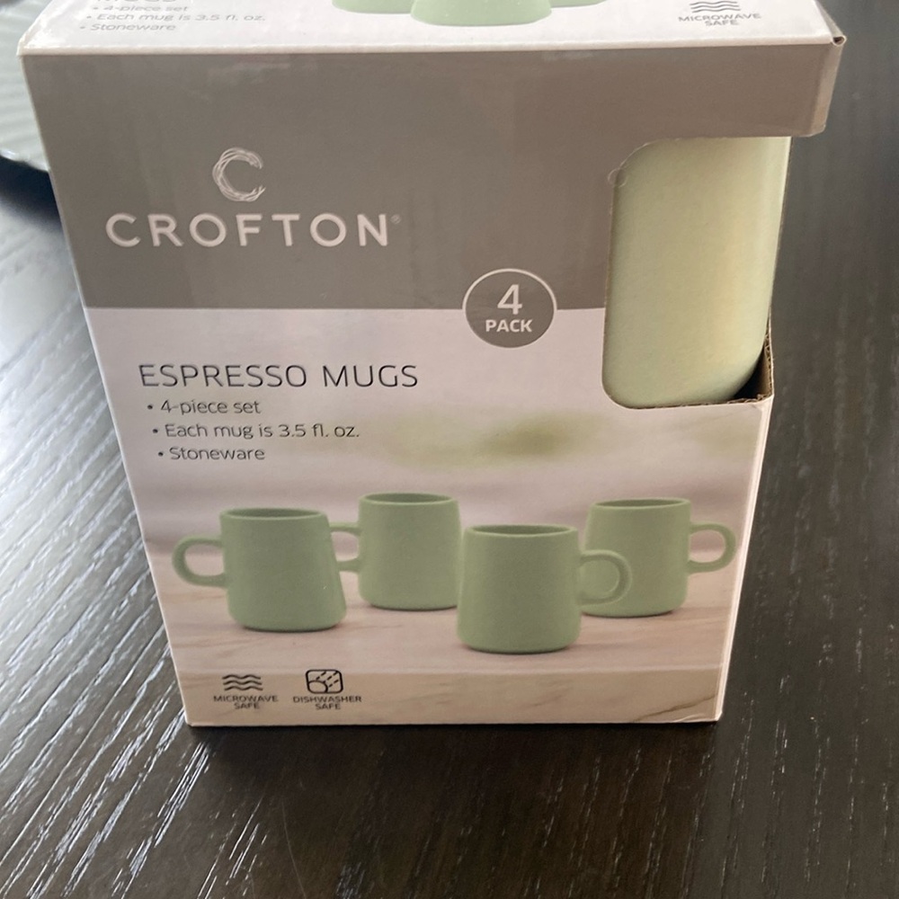 Crofton espresso set of 4 mugs